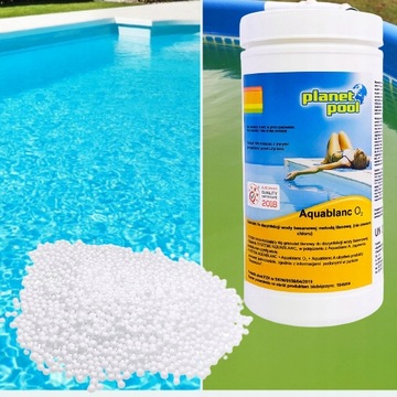 1 кг АКТИВНЫЙ КИСЛОРОД AQUABLANC o2 ХИМИКАТЫ БЕЗ ХЛОРА ДЛЯ БАССЕЙНА ДЖАКУЗИ