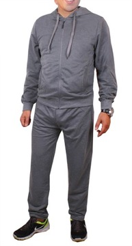СПОРТИВНЫЙ КОСТЮМ МУЖСКИЙ капюшон БРЮКИ толстовка графит 911 L