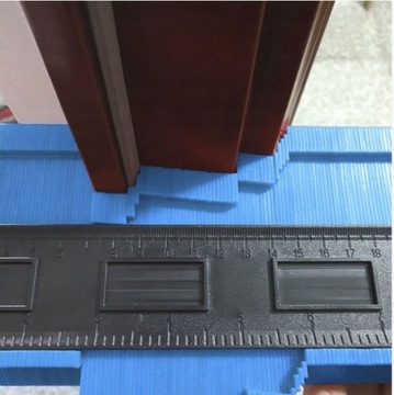 Wzornik szablon przymiar kształtów 125mm KD10387