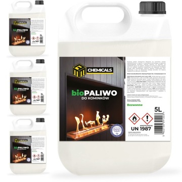 BIOPALIWO DO BIOKOMINKA BEZZAPACHOWE ATEST PZH 20L bezwonne bez dymu sadzy