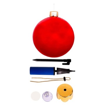 Duże nadmuchiwane balony świąteczne z balonami świątecznymi