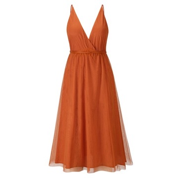 Moda damska Sukienki z dekoltem w kształcie litery V bez rękawów B396-3