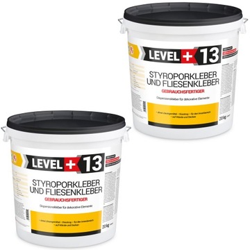 Klej do Płytek Gipsowych Styropianu 40kg Level+13