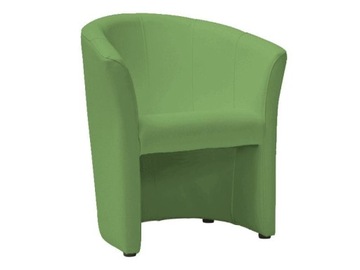 TAPICEROWANY FOTEL TM-1 ZIELONY EKOSKORA SALON BIU