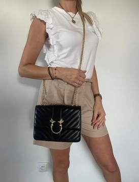 СТЕГАНАЯ СУМКА CHANELKA SWALLOW на цепочке