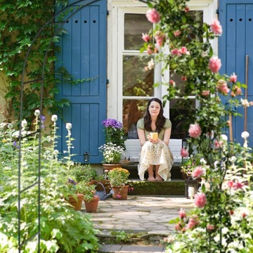 САДОВАЯ ПЕРГОЛА, МЕТАЛЛИЧЕСКАЯ АРКА ДЛЯ РОЗ, ЦВЕТОВ, ПЛИЗ, 240 см + АНКЕРЫ