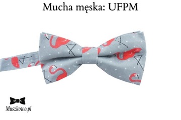 Szelki do spodni i muszka Zestaw męski elegancki na wesele ślub SZARY