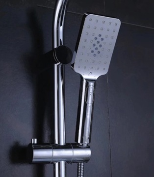 GROHE EUROCUBE скрытый гарнитур со смесителем, тропический душ 25x25 SLIM