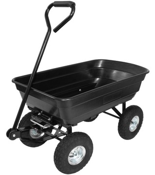 ТРАНСПОРТНАЯ ТЕЛЕЖКА Садовая тачка ПРИЦЕП Садовый самосвал + сумка