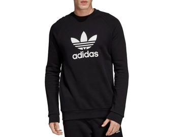 Bluza Męska adidas CW1235 TREFOIL CREW Czarna M