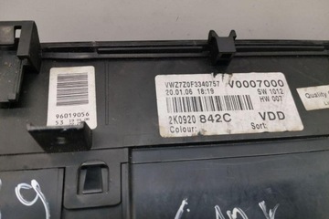 PŘÍSTROJOVÁ DESKA VW TOURAN (1T3) VWZ7Z0F3340757 2.0L DIESEL 103KW 2006