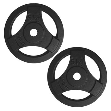 Obciążenie żeliwne 10KG kierownica 28mm ZESTAW