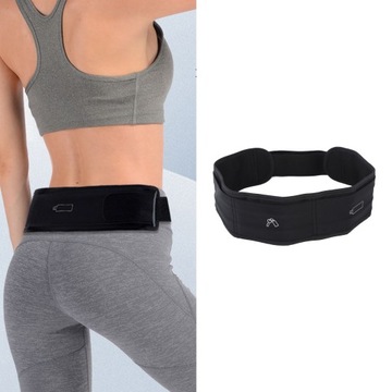 ПОЯСНАЯ СУМКА ДЛЯ БЕГА ПОЯСНАЯ СУМКА ДЛЯ БЕГА ЧЕРНАЯ