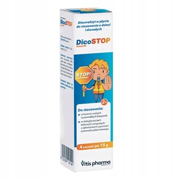 DicoStop saszetki na biegunkę u dziecka 4 sztuki