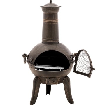 Садовый камин, очаговая печь для террасы, 90 см