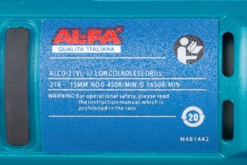 АККУМУЛЯТОРНАЯ ОТВЕРТКА УДАРНАЯ ALCD-21VL