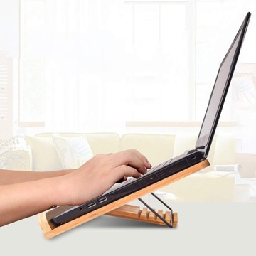 БАМБУКОВАЯ ПОДСТАВКА ДЛЯ ПЛАНШЕТА ПОДСТАВКА ДЛЯ КНИГИ ДЕРЕВЯННАЯ РЕГУЛИРУЕМАЯ ПОДСТАВКА XXL