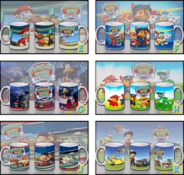 Подушка «Щенячий патруль» + кружка + имя для подарка