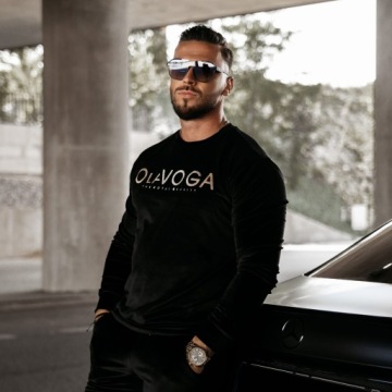 OLAVOGA HARVEST мужской бархатный комплект черный - L