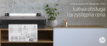 Ploter HP DesignJet T250 2-LATA GWARANCJI !!!
