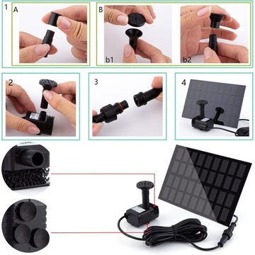 СОЛНЕЧНЫЙ ФОНТАННЫЙ НАСОС ДЛЯ КУПКИ ДЛЯ ПТИЦ СОЛНЕЧНЫЙ ВОДЯНОЙ НАСОС ДЛЯ ПРУДА