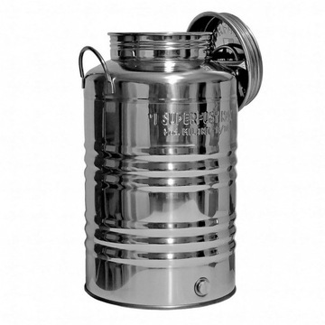 Бочка ANTAŁEK из нержавеющей стали INOX 30л ГЕРМЕТИЧНЫЙ контейнер с краном