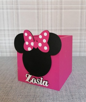 Przybornik na kredki MINNIE z imieniem