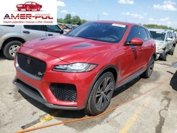 Jaguar F-Pace SVR 5.0 V8 550KM 2020 Jaguar F-Pace 2020, silnik 5.0, 44, od ubezpie...