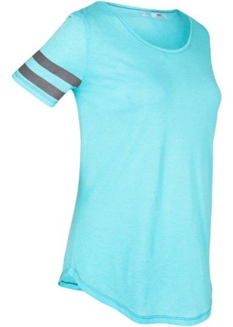 T-SHIRT DAMSKI Z DŁUŻSZYM TYŁEM 44/46