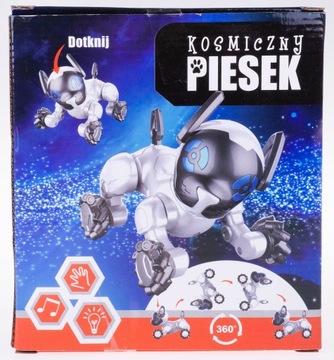 РОБОТ КОСМИЧЕСКАЯ СОБАКА 13 СМ ГОВОРИТ НА ПОЛЬСКОМ ЯЗЫКЕ