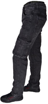 Эластичные брюки-карго, ЧЕРНЫЕ, слегка постиранные, различных размеров здесь: 30