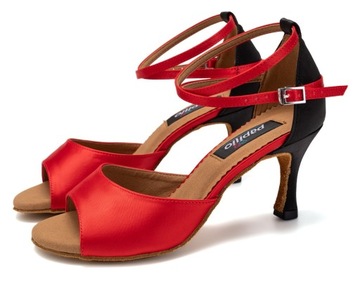 BUTY DO TAŃCA TANECZNE LATINO SALSA STYLOWE 7,5cm