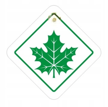 Наклейка-эмблема Green Leaf на присоске