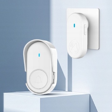 БЕСПРОВОДНОЙ Водонепроницаемый ДВЕРНОЙ ЗВОНОК С КОЗЫРЕМ 2 СВЕТОДИОДНЫХ ПРИЕМНИКА 250М