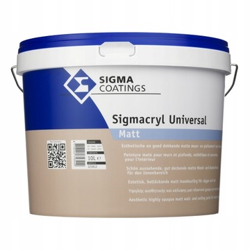 Farba Sigmacryl Universal Mat 10 L ZN