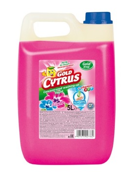 Płyn do mycia naczyń Gold Cytrus 5l Kwiaty
