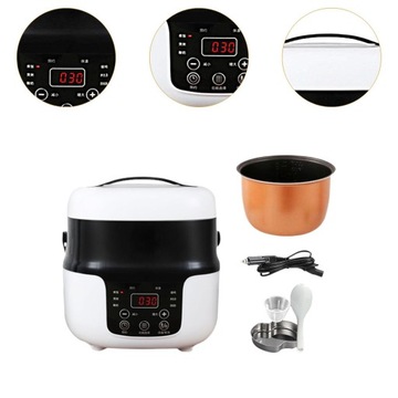 Мини-рисоварка, кашаварка, суповая кастрюля, сохраняющая тепло от 12 В до 220 В