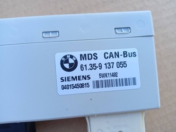 BMW 5 E61 6 E63 MODUL ŘÍZENÍ CAN-BUS MDS STŘEŠNÍ STŘECHA PANORÁMA 9137055