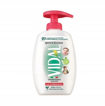 VIDAL mydło w płynie 300 ml ANTYBAKTERYJNE