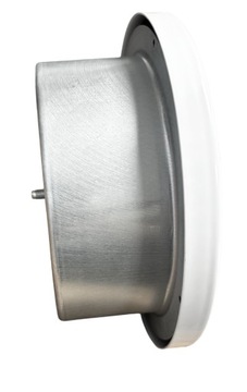 AVE 160 WHITE Диффузор вытяжного воздуха плоский диффузор вытяжного воздуха с рамкой