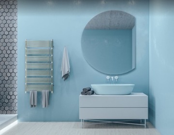 ПОЛУКРУГЛОЕ ЗЕРКАЛО СЕРЕБРО 90 ПРОБЫ БЕЗ РАМКИ, ОБРЕЗАННАЯ СТОРОНА