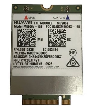 Karta WWAN 4G LTE Huawei ME906s ME906s-158 Lenovo