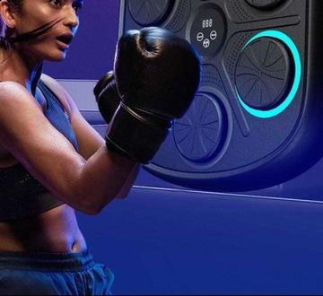 НАСТЕННЫЙ ТРЕНАЖЕР ДЛЯ БОКСА RGB МУЗЫКАЛЬНАЯ СУМКА С ПОДСВЕТКОЙ