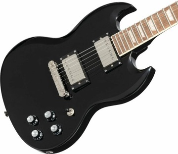 ЭЛЕКТРОГИТАРА EPIPHONE POWER PLAYERS SG DARK MATTER EBONY + АКСЕССУАРЫ