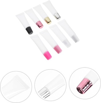 24 сжимаемых пластиковых тубы для ресниц