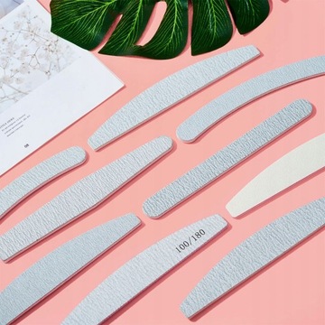 50 Пилочек для ногтей 100/180 BOAT + полировщик