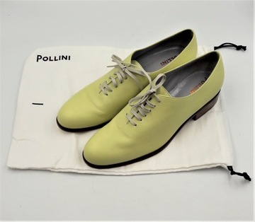 Buty POLLINI Sznurowane półbuty pistacjowe Unisex roz.40