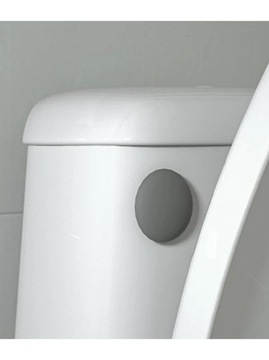 РУЧКА ДВЕРНАЯ САМОКЛЕЯЩАЯСЯ НАСТЕННАЯ, СЕРЫЙ СТОПОР, 40мм, 1 шт.