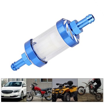 Uniwersalny 8mm filtr oleju benzynowego ze stopu