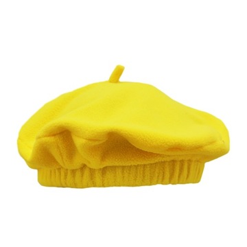 BERET DO STROJU BERET DZIECIĘCY STRÓJ MALARZA STARUSZEK POLAROWY ŻÓŁTY